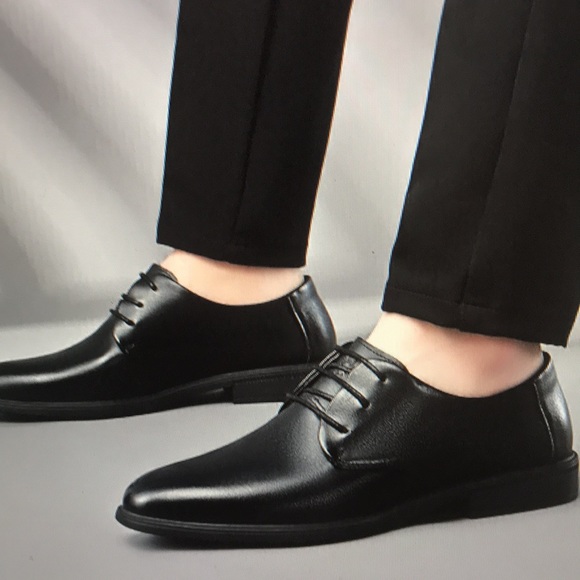 Business casual leather shoes